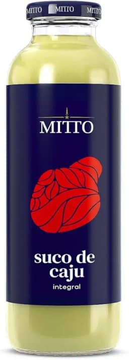 Mitto Suco Caju Integral Vidro 300Ml