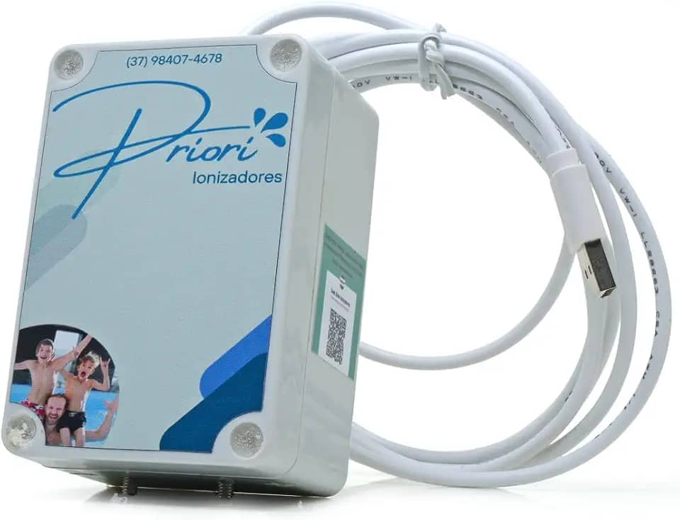 Ionizador Elétrico para Piscina 120.000 Litros, Bivolt 110V/220V