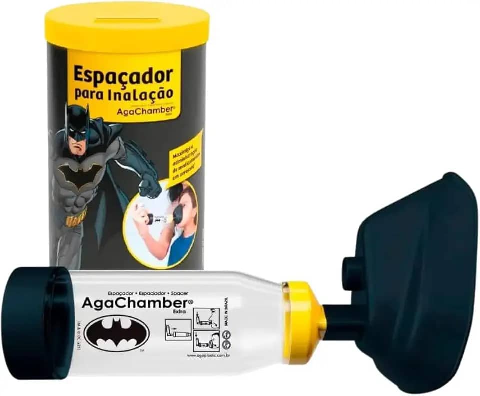 ESPAÇADOR PARA INALAÇÃO ADULTO/INFANTIL - BATMAN