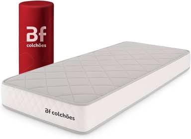 Colchão Solteiro de Espuma D33 a Vácuo 78x188cm BF Colchões