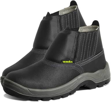 Botina Bota EPI para trabalho Unissex - L102PVC Lider com Bico de PVC e solado Duplo (40)