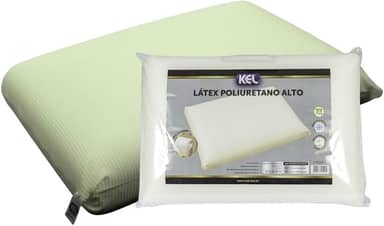 Travesseiro ALTO 16CM Látex de PU Marca Kel | Ortopédico, Antiácaro, Não Deforma, Ergonômico, Suporte Alto, Dormir de Lado – Conforto e Tecnologia para o Sono