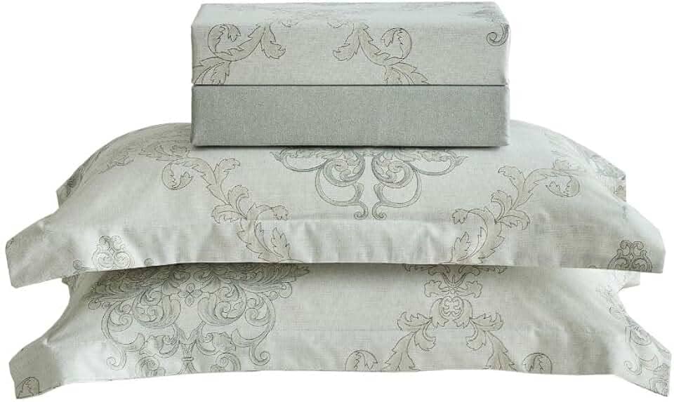 Jogo de Lençol Casal 4 Peças Percal 300 Fios Roma Estampado (Reali)