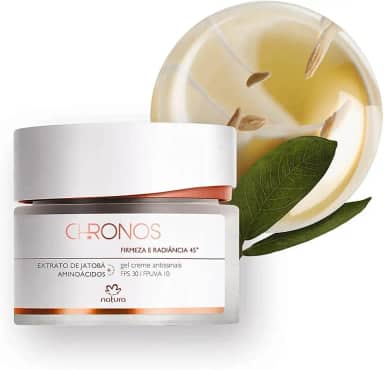 Gel Creme Antissinais 45+ Dia Firmeza e Radiância Chronos - 40g