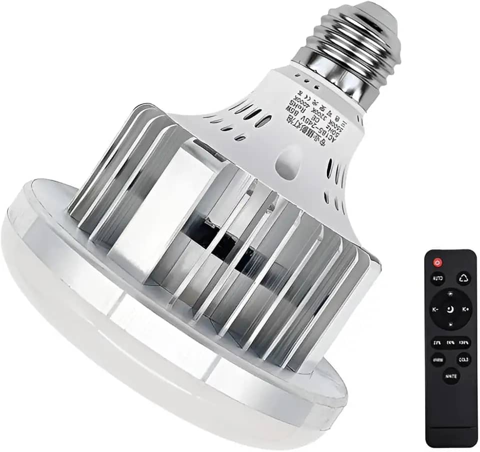Lâmpada Alta Potência 50W E27 Softbox Bivolt Controle Remoto