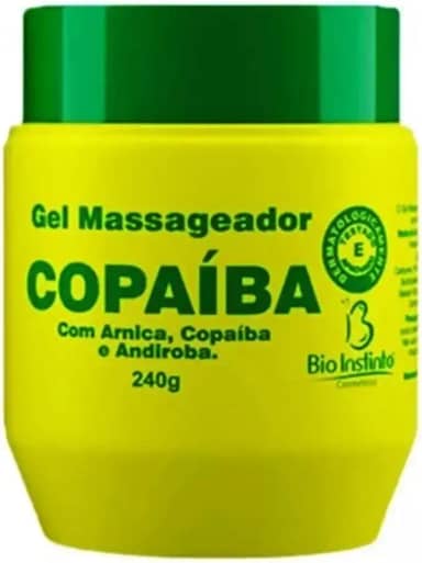 Gel Massageador de Copaíba Arnica e Andiroba, 240g, Bio Instinto