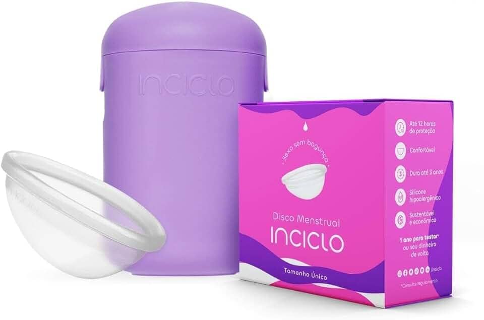 Disco Menstrual Inciclo + Cápsula Esterilizadora Inciclo Lavanda