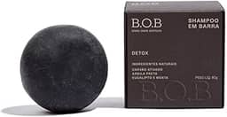 B.O.B Bars Over Bottles B.O.B Shampoo Em Barra Detox 80G