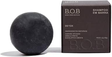 B.O.B Bars Over Bottles B.O.B Shampoo Em Barra Detox 80G