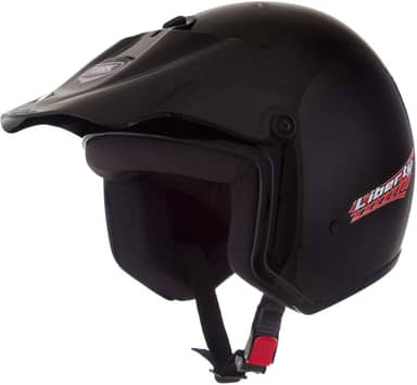 CAPACETE ABERTO PRO TORK LIBERTY SOLID PRETO TAM. 56