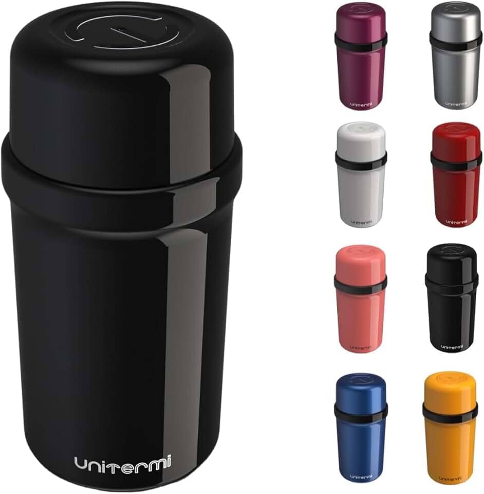 Unitermi - Garrafa Termica Rolha 250Ml Fano Preta Uniterm 89001