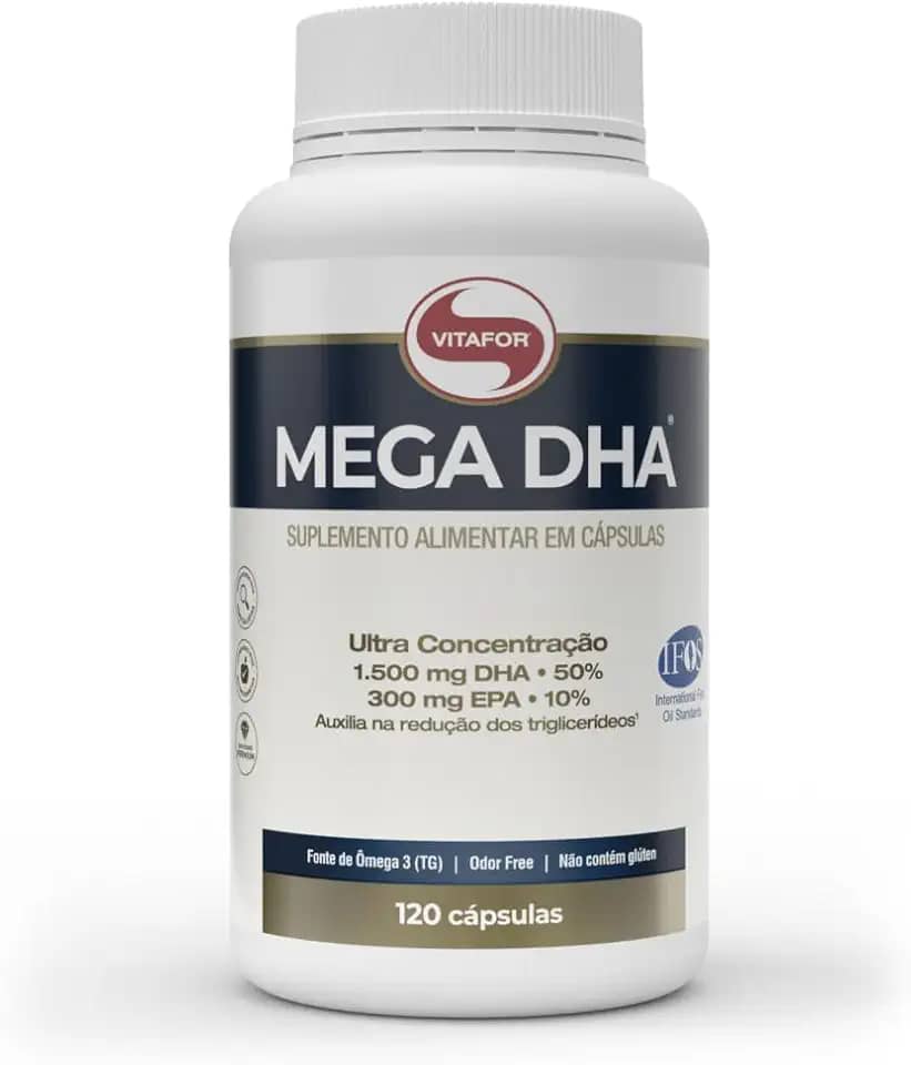 Mega Dha - 120 Cápsulas - Vitafor, Vitafor