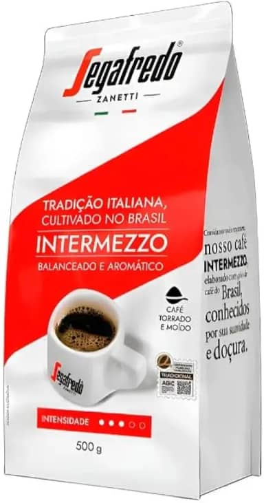 Café Segafredo Intermezzo, Torrado e Moído, Pouch 500g