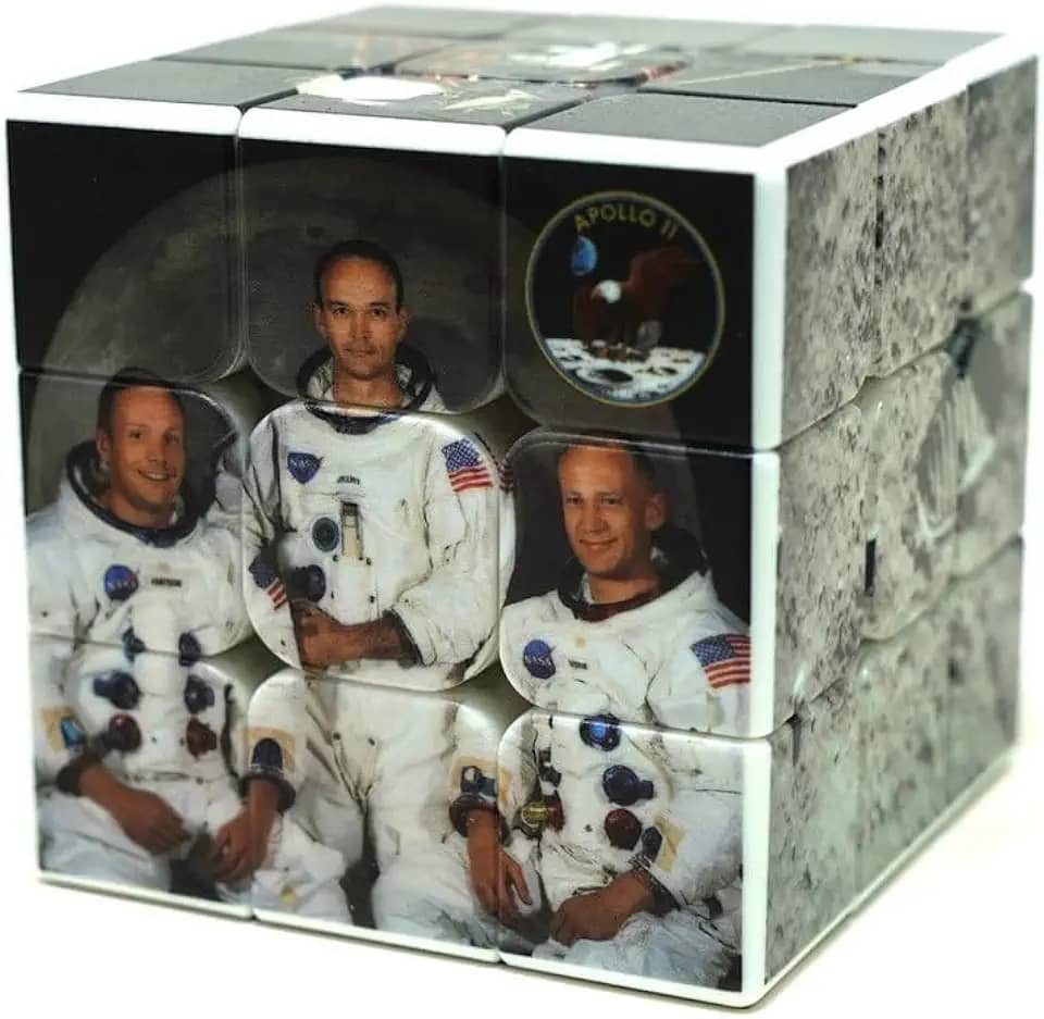 CUBO MÁGICO PROFISSIONAL - MANUAL DO MUNDO - VINCI CUBE APOLLO 11 (3x3x3)