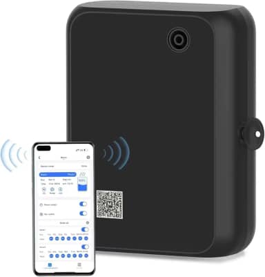 Difusor de aroma eletrico profissional 500ml conexao celular c/chave 600m2 (Preto)