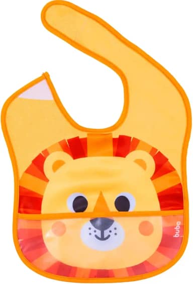 Babador Com Bolso Bubazoo Leão, Buba