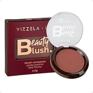 Blush Compacto Beauty Blush Red Mocha Vizzela + La's