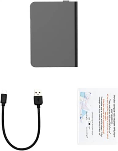 Gravador de Voz AI Com ChatGPT, Mecanismo de Gravação Dupla, Gravador de áudio Digital Magnético para Palestras, Reuniões, Entrevistas, Transcrição Em 60 Idiomas (32G)