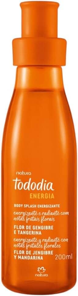 Body Splash TodoDia Flor de Gengibre e Tangerina 200ml
