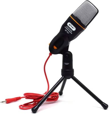 Microfone Condensador para PC com Tripé e Cabo P2