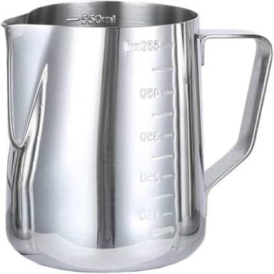 Jarra de Leite Inox 350ml para Barista – Espumador de Leite Profissional para Cappuccino, Latte Art e Café – Cremeira em Aço Inoxidável Premium - NEXUS MARKET