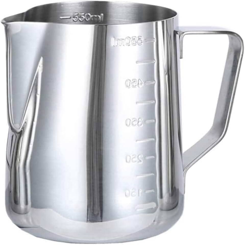 Jarra de Leite Inox 350ml para Barista – Espumador de Leite Profissional para Cappuccino, Latte Art e Café – Cremeira em Aço Inoxidável Premium - NEXUS MARKET
