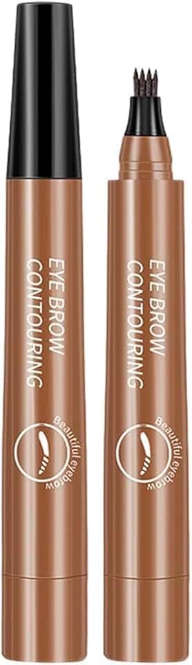 Caneta De Sobrancelha Fio A Fio Cor Cinza Castanho Número 4 Para Maquiagem Microblading Tatoo À Prova D'água´