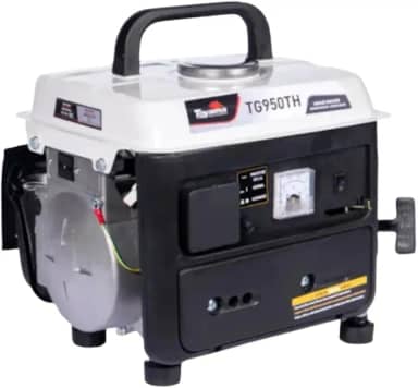 GERADOR TOYAMA GASOLINA TG950TH 2 TEMPOS MONOFASICO 220V 850W PARTIDA MANUAL COM CARREGADOR DE BATERIA