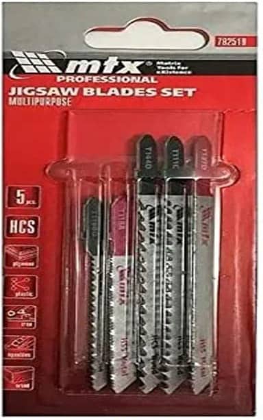 MTX Jogo De Laminas De Serra Para Madeira 5 Pcs//