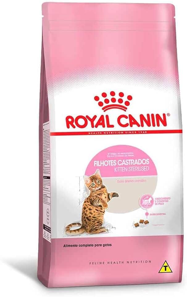 ROYAL CANIN Ração Sterilised, Gatos Filhotes 1,5kg Raça Adulto
