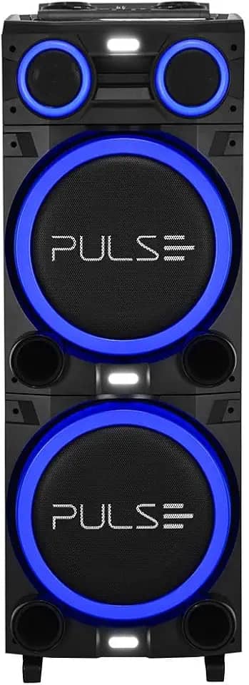 Caixa de Som Torre Double 12 Pol, 2700W Bluetooth Pulse - SP516