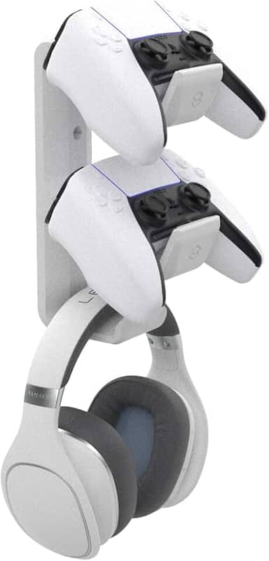 Suporte Parede Compativel Com 2 Controles E Headset Xbox Ps5