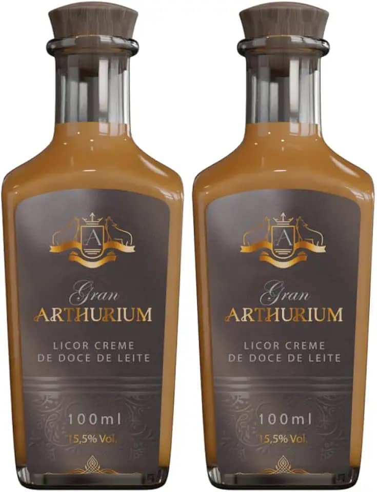 Kit Mini Licor Doce de Leite Gran Arthurium 100ml – 2 Garrafas