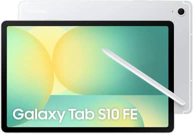 Tablet Samsung Galaxy Tab S10 FE, Prata, 128GB, 8GB RAM, Tela Imersiva de 10.9' 90Hz, Camera Traseira de 13MP, Câmera Frontal de 12MP Ultra Wide, Wifi 6, IP68, Android 15