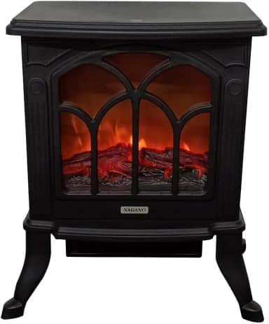 Aquecedor Elétrico Lareira Retrô Chama 3d - 110v