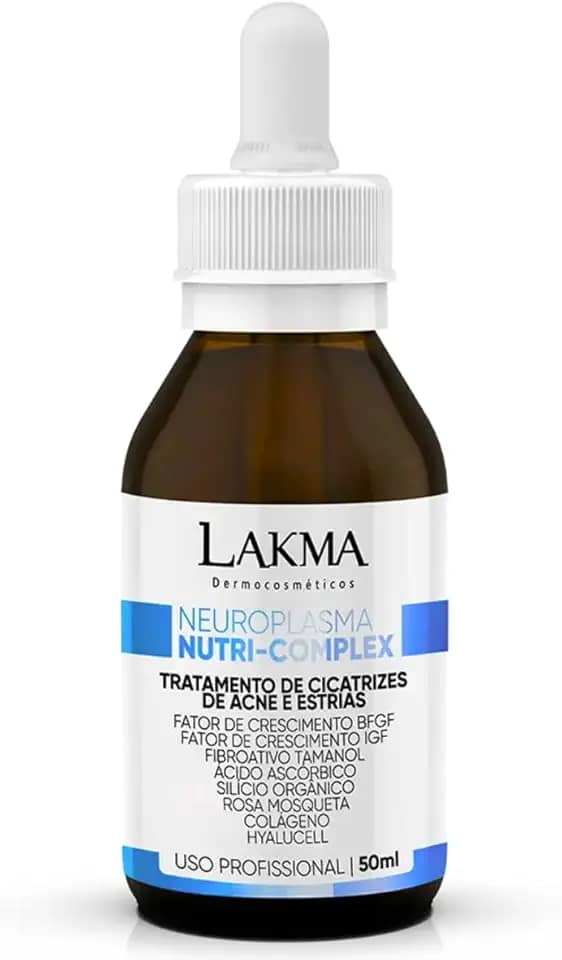 Neuroplasma Nutri Complex 50ml Tratamento de Cicatrizes de Acne e Estrias Lakma