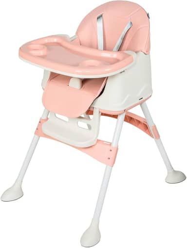 Cadeira de Alimentação Portátil Bebê Honey Maxi Baby (Rosa)