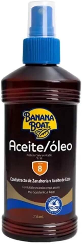 Óleo Bronzeador Banana Boat FPS 8 Proteção UVA/UVB 236ml