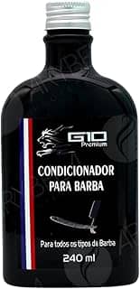 G10 Premium Condicionador para Barba, 240ml, Proteção contra Ressecamento, Redução de Frizz