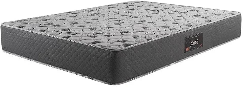 Colchão Herval Queen Black, 25x158x198 cm, Bordado, Ecospuma D60