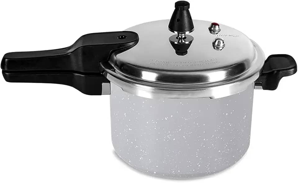 Brinox - Panela de Pressão Ceramic Life Super com Fundo de Indução 4,2L - Cinza