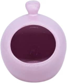 Porta Alho de Cerâmica - Charme e Praticidade para sua Cozinha: Design Elegante, Durável e Funcional, Mantém os Alhos Frescos. Ideal para Complementar sua Decoração! (Rosa)