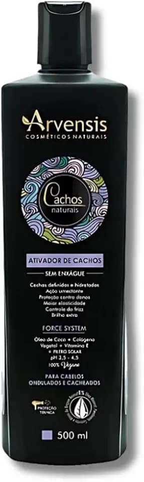 Ativador de Cachos Arvensis Cachos Naturais Cabelos Ondulados e Cacheados - 500ml