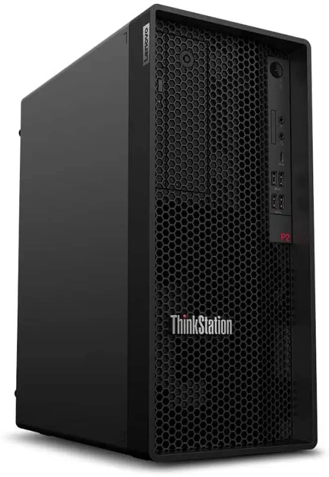 Workstation Lenovo ThinkStation P2 Tower Gen 2 Intel Core Ultra 7 265 vPro 32GB 512GB SSD RTX A1000 Windows 11 Pro - 30JR0009BO Preto