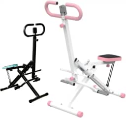 Máquina de Exercício Remo e Agachamento Grande Musculação Fitness 2 em 1 Treino Profissional Academia Gym Lifestyle Branco ou Preto - Lojas Tahara