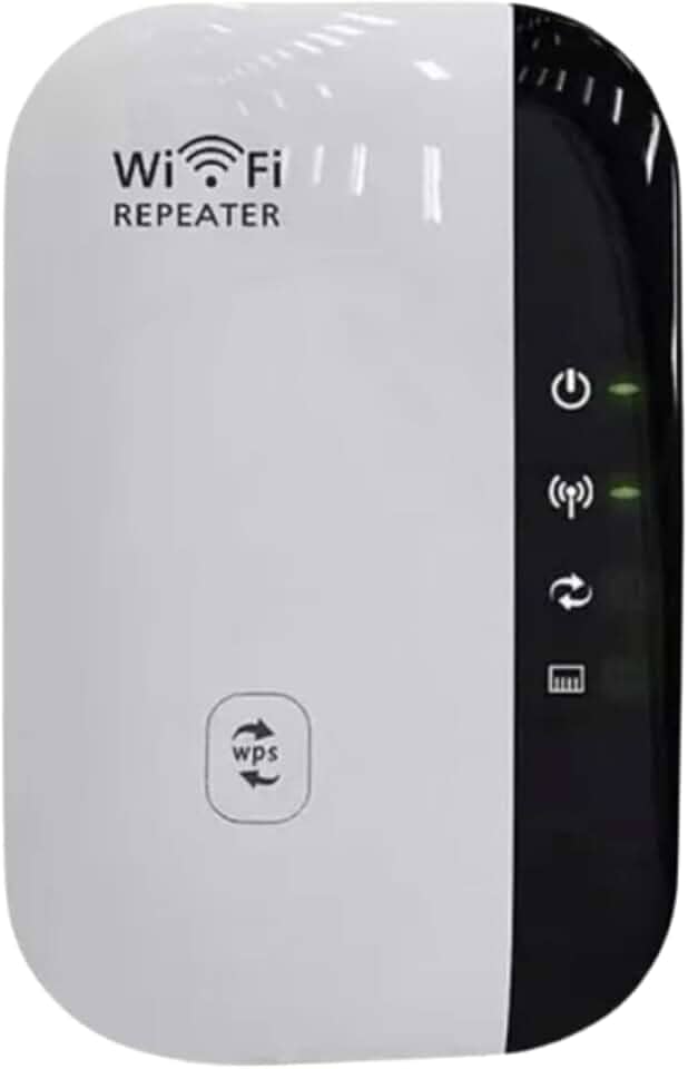 Repetidor de Sinal WiFi Sem Fio, Longa Distância 2.4GHz, Porta LAN 10/100 Mbps, Alta Velocidade 54Mbps, Rede Estável Ideal para Casa e Escritório