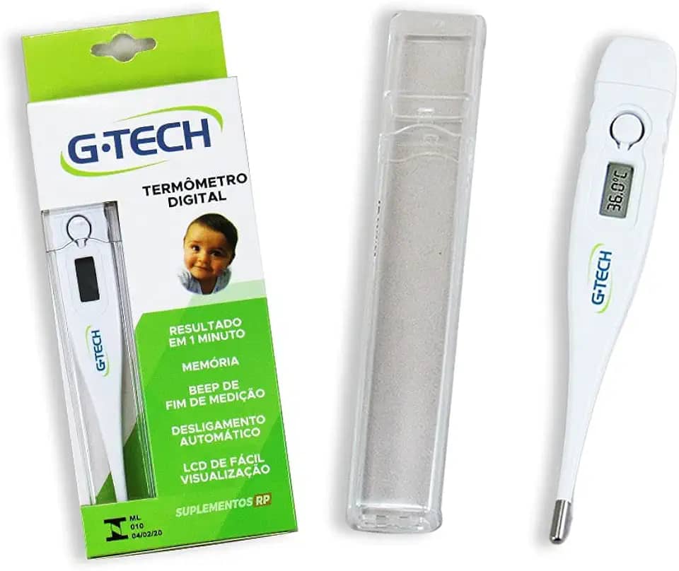 Termômetro Clinico Digital Th1027 G-tech Original a prova d'água