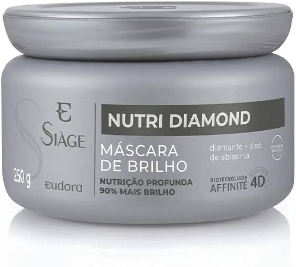 Máscara Capilar de Brilho Siàge Nutri Diamond 250g