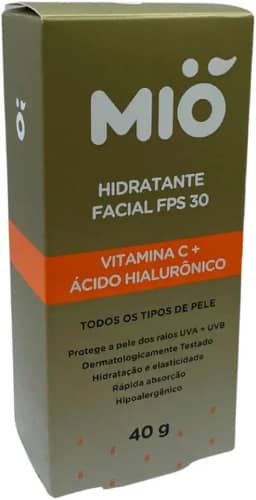 Hidratante Facial Mió FPS 30 com Vitamina C e Ácido Hialurônico 40g