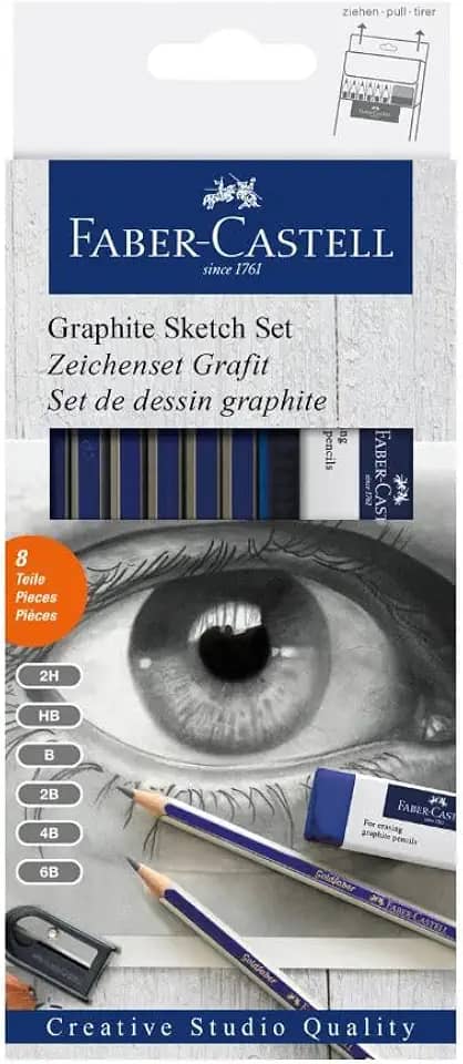 CS GRAPHITE SKETCH SET, Faber-Castell, 114000, Multicor